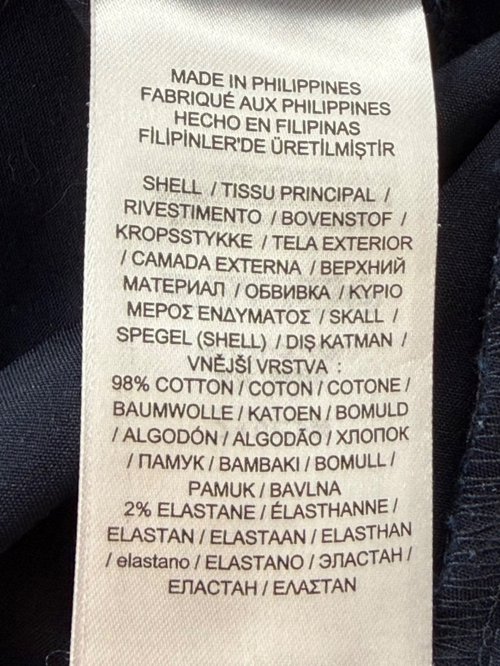Lauren Ralph Lauren Casual Cotton Straight Leg Blue Pants Women's 10 Preppy - Picture 5 of 7
